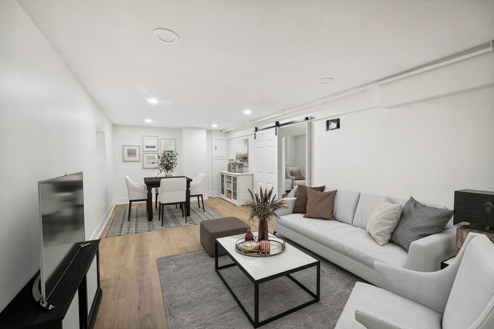 5435 North Lieb Avenue Chicago, IL 60630 - Photo 26 of 29 a living room with furniture and a table