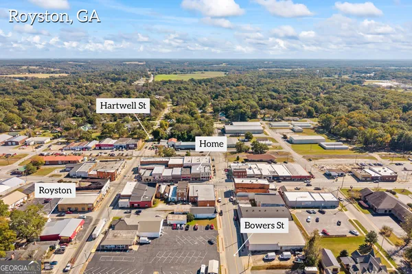 a car parked in front of a building