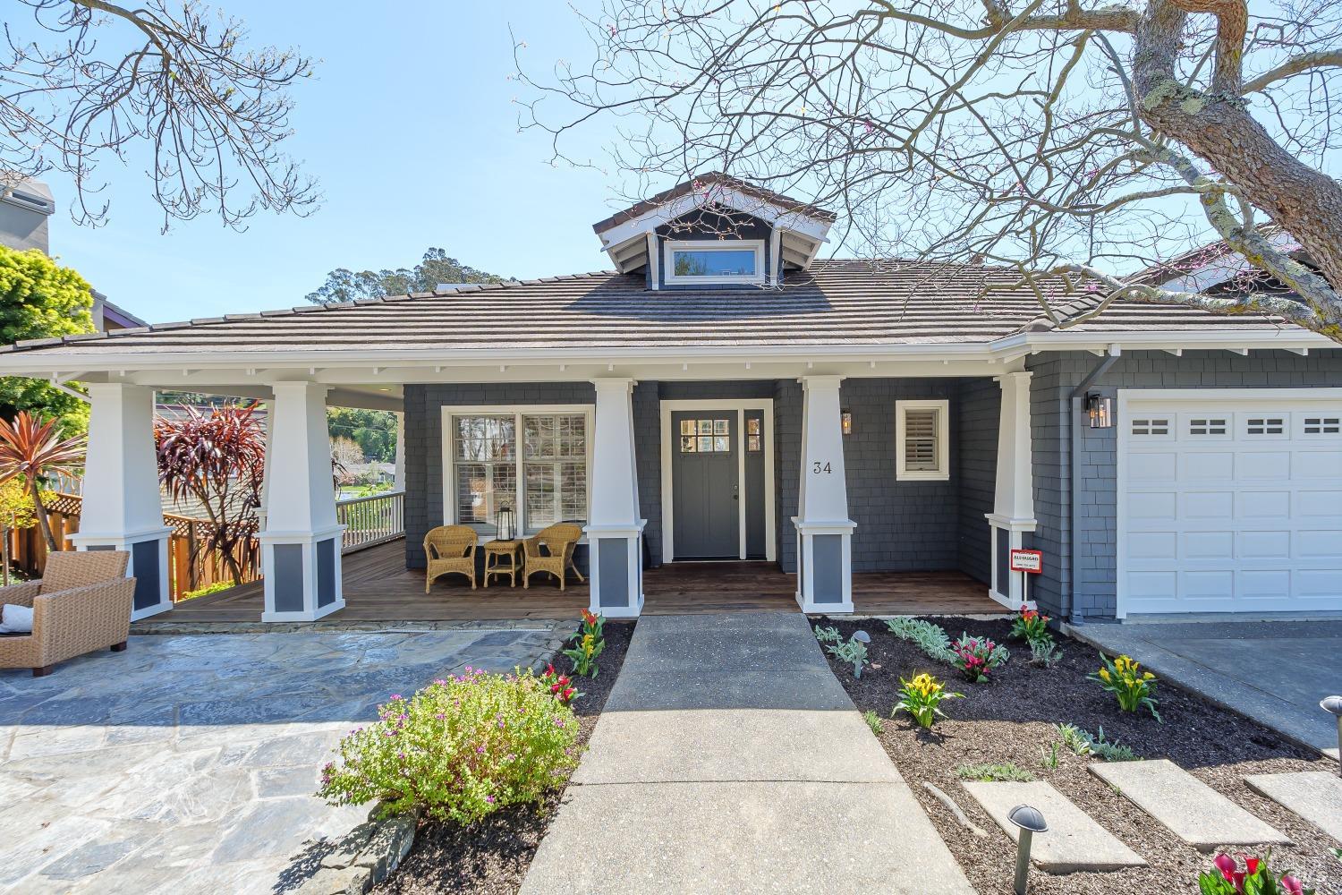 34 Vista Del Sol Mill Valley, CA 94941 - Photo 1 of 1 a front view of a house with garden
