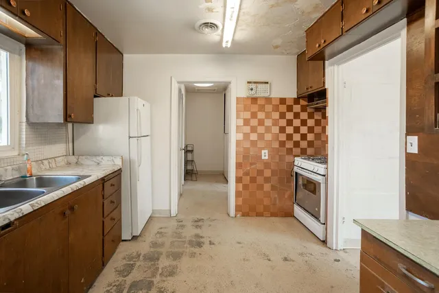 a view of a house with a sink