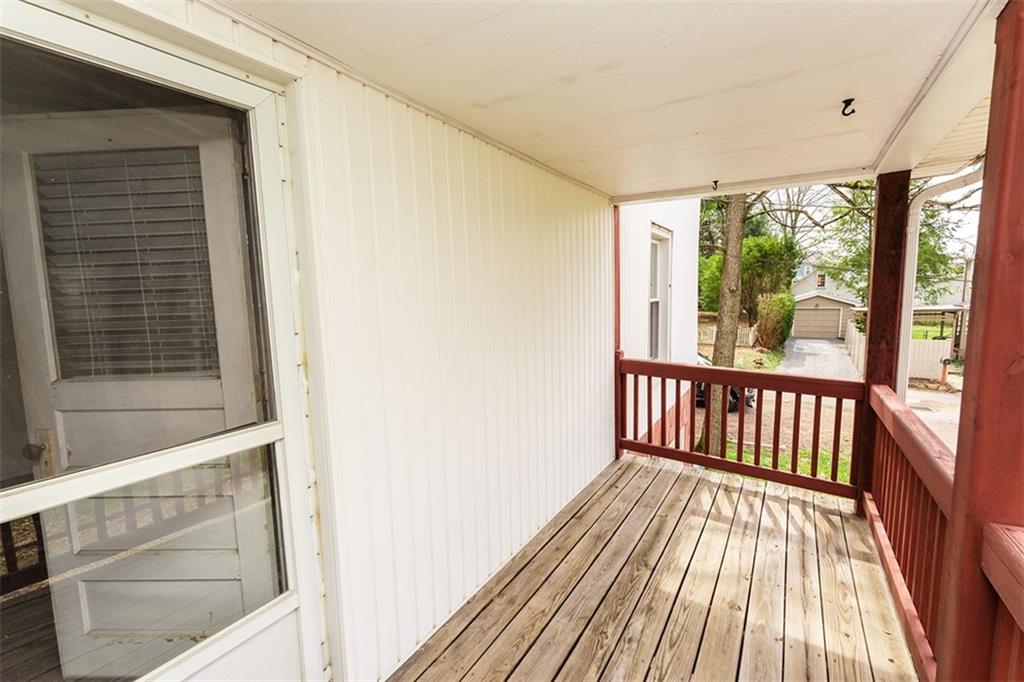 360 North 8th Street Indiana, PA 15701 - Photo 30 of 32 Above Garage Apartment Balcony
