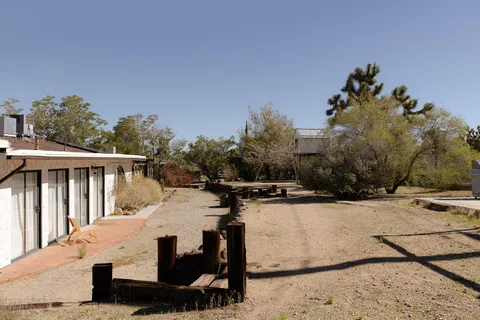 a view of a terrace with chairs
