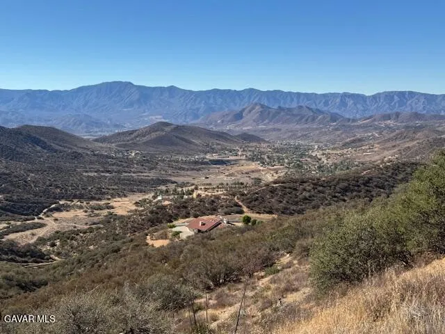 a view of a mountain in the distance