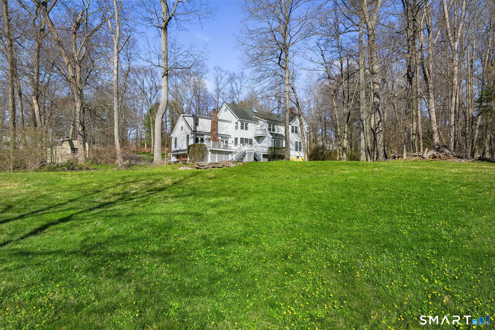 323 Smith Ridge Road New Canaan, CT 06840 - Photo 38 of 39 a view of yard with green space