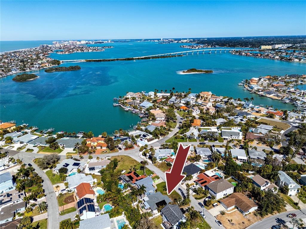 404 Maxwell Place Indian Rocks Beach, FL 33785 - Photo 58 of 66 a view of a city and ocean view