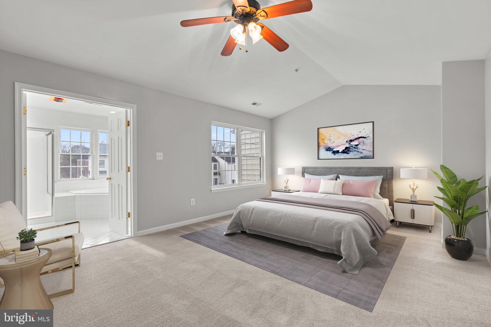 2475 Jostaberry Way Odenton, MD 21113 - Photo 24 of 53 a bedroom with a bed and a chandelier