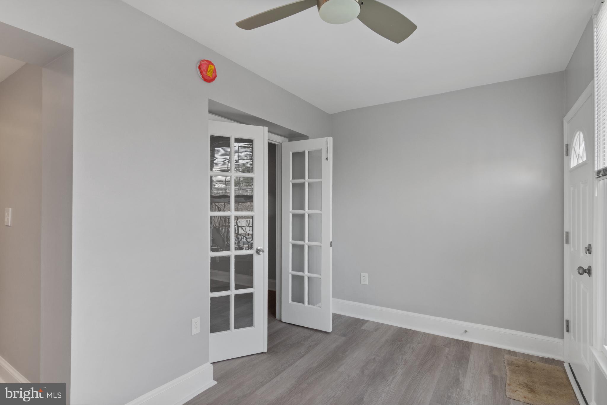 933 Randolph Street Northwest, Unit A Washington, DC 20011 - Photo 11 of 20 Den Area w/French Doors
