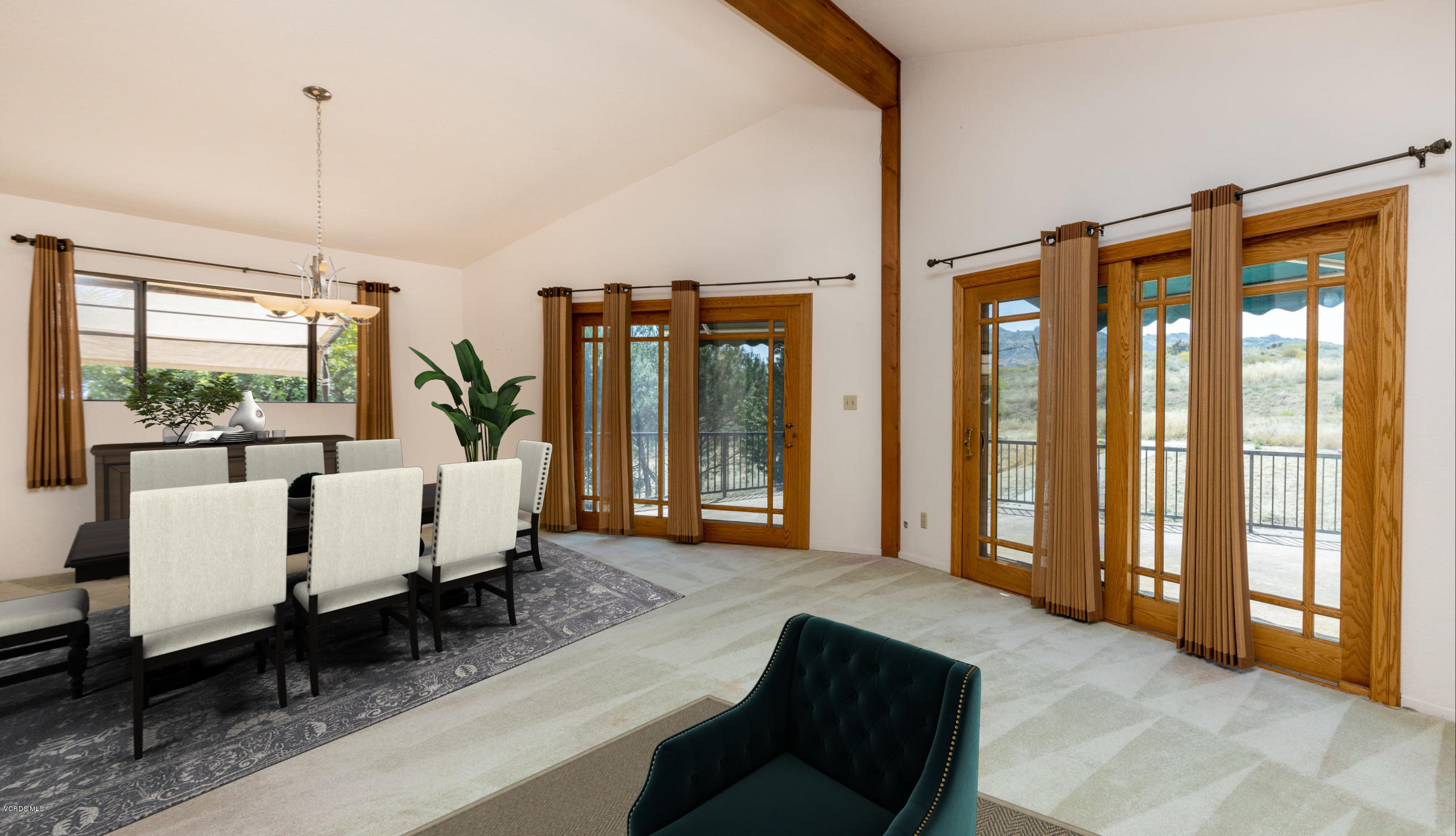 7240 Studio Road Canoga Park, CA 91304 - Photo 4 of 19 a living room with furniture and large windows