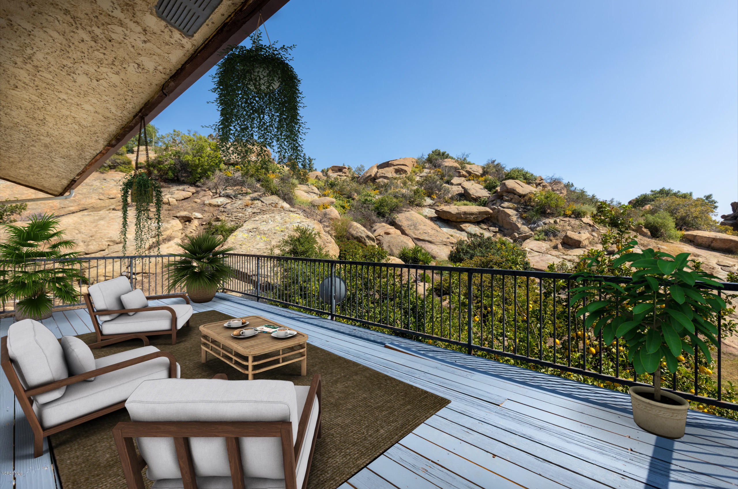 7240 Studio Road Canoga Park, CA 91304 - Photo 9 of 19 a view of a balcony with chairs
