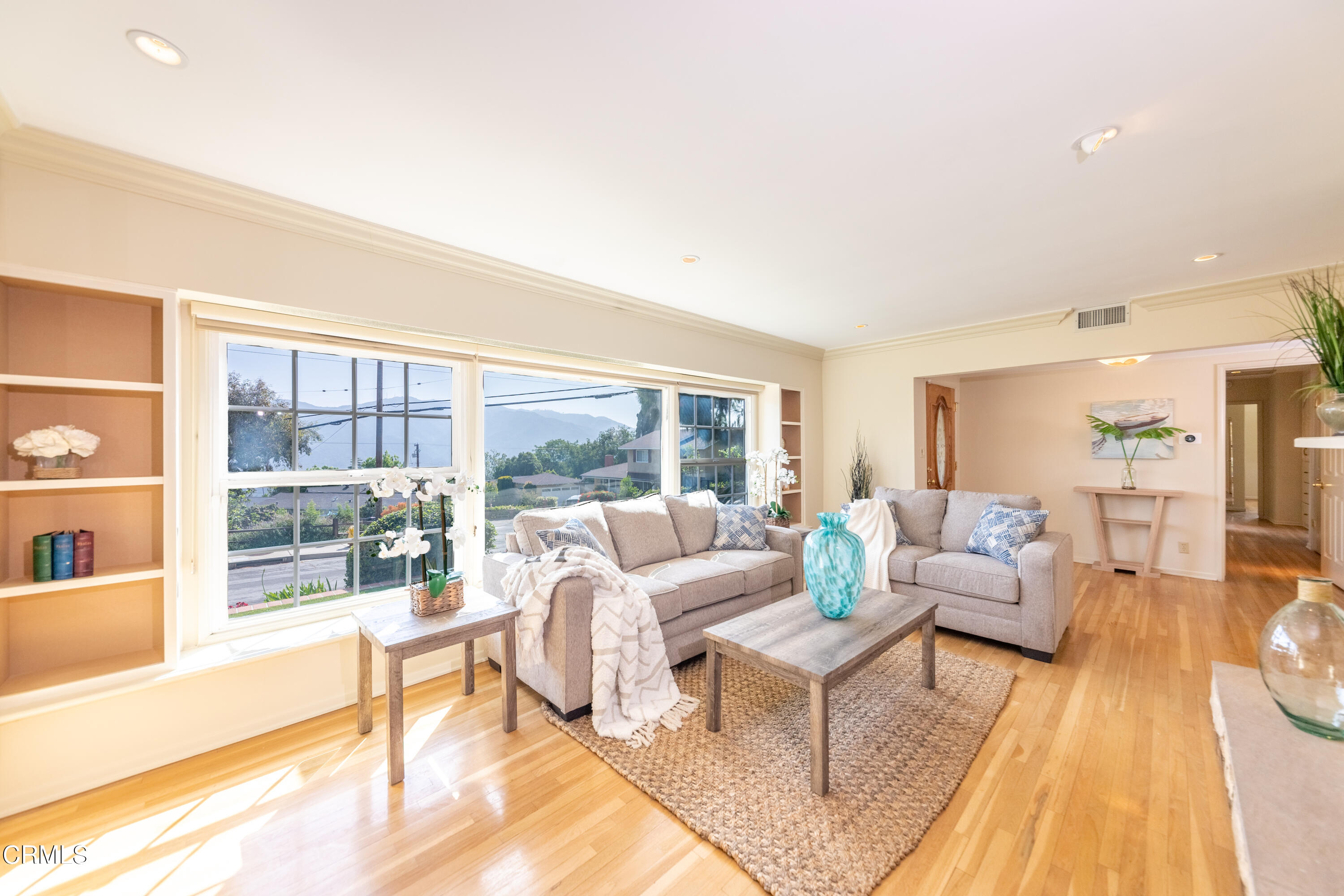 5028 Ramsdell Avenue La Crescenta, CA 91214 - Photo 5 of 29 a living room with furniture and a large window