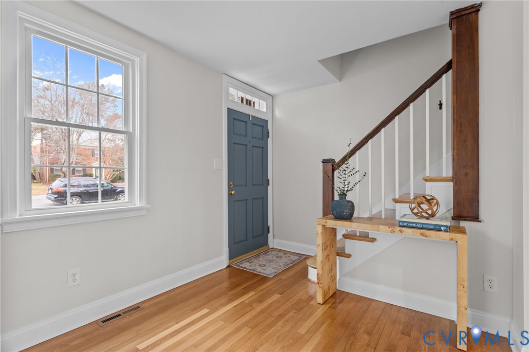 1017 Ridge Top Road Henrico, VA 23229 - Photo 4 of 37 an entryway with wooden floor and windows