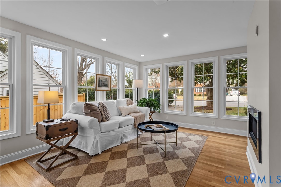 1017 Ridge Top Road Henrico, VA 23229 - Photo 8 of 37 a living room with furniture and floor to ceiling windows