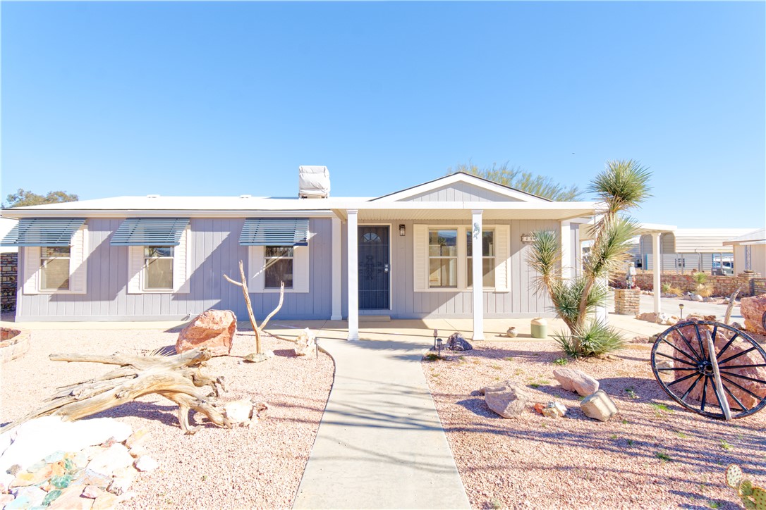 49603 Rainbow Avenue Quartzsite, AZ 85346 - Photo 1 of 44 View of front of property with covered porch