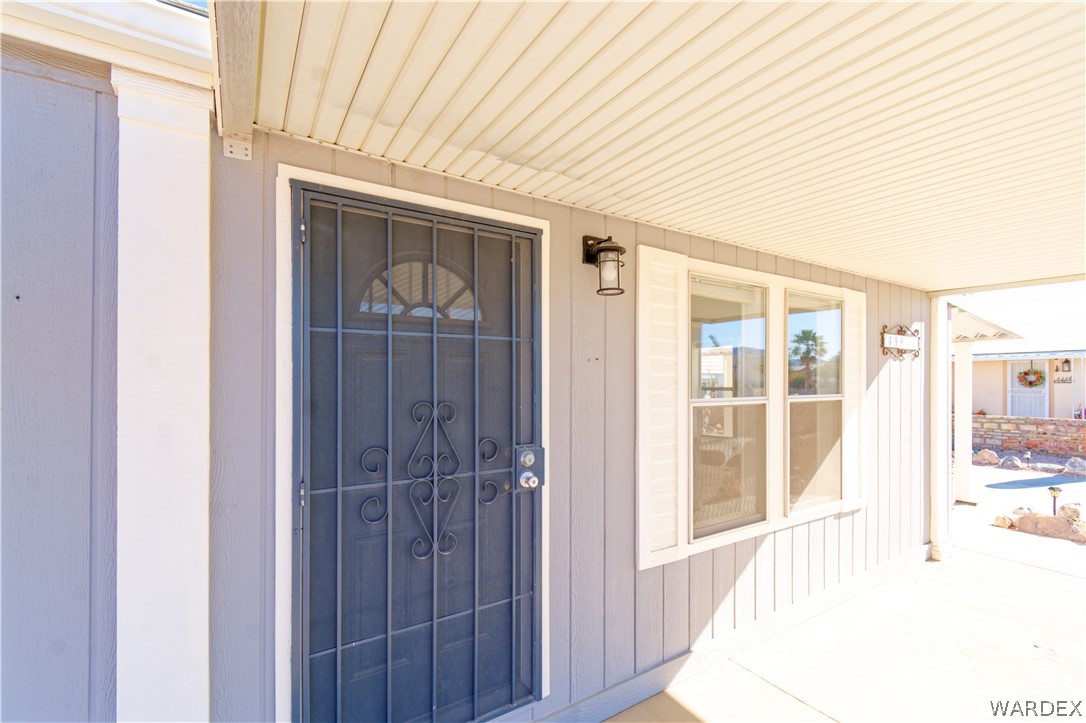 49603 Rainbow Avenue Quartzsite, AZ 85346 - Photo 5 of 44 Entrance to property featuring a porch