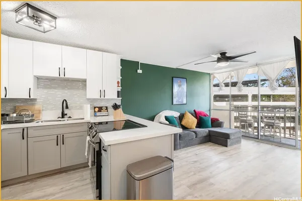 a room with storage and utility