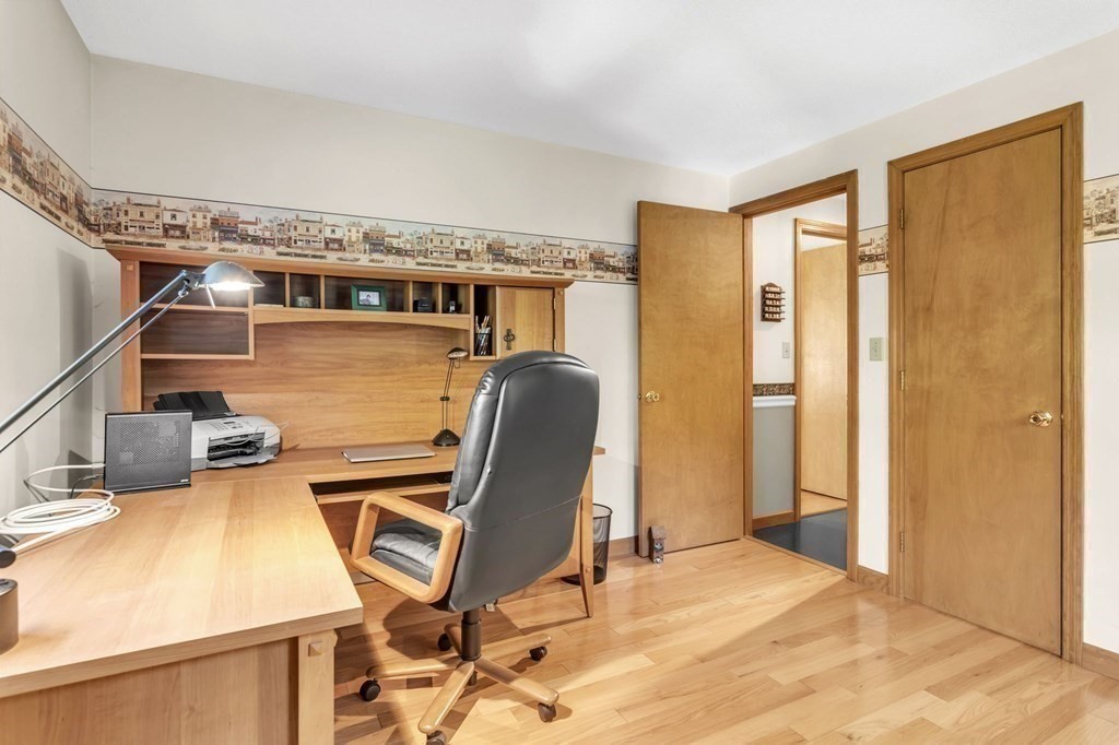 87 Cote Road Monson, MA 01057 - Photo 20 of 30 a view of a workspace with furniture and a window