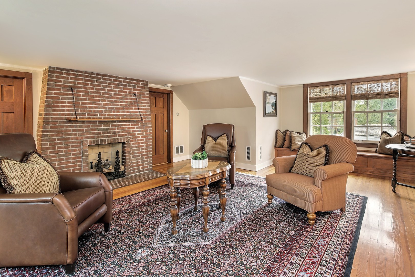 15 Old Green Bay Road Winnetka, IL 60093 - Photo 30 of 60 a living room with furniture wooden floor and a fireplace