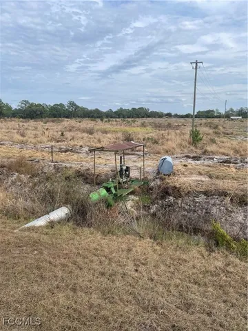 a view of a lake with a beach