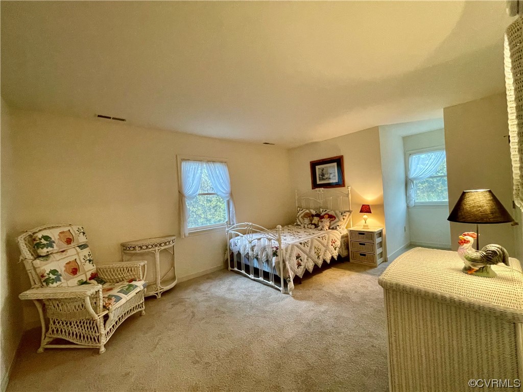 1751 Evans Mill Road Dillwyn, VA 23936 - Photo 36 of 50 a bedroom with a bed and lamp