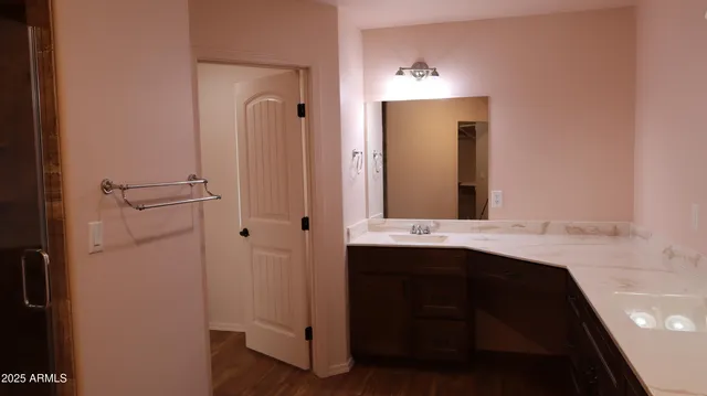 a room with wooden floor