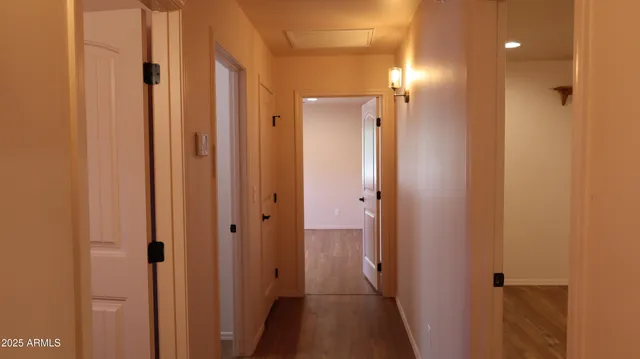 a view of trees from a balcony