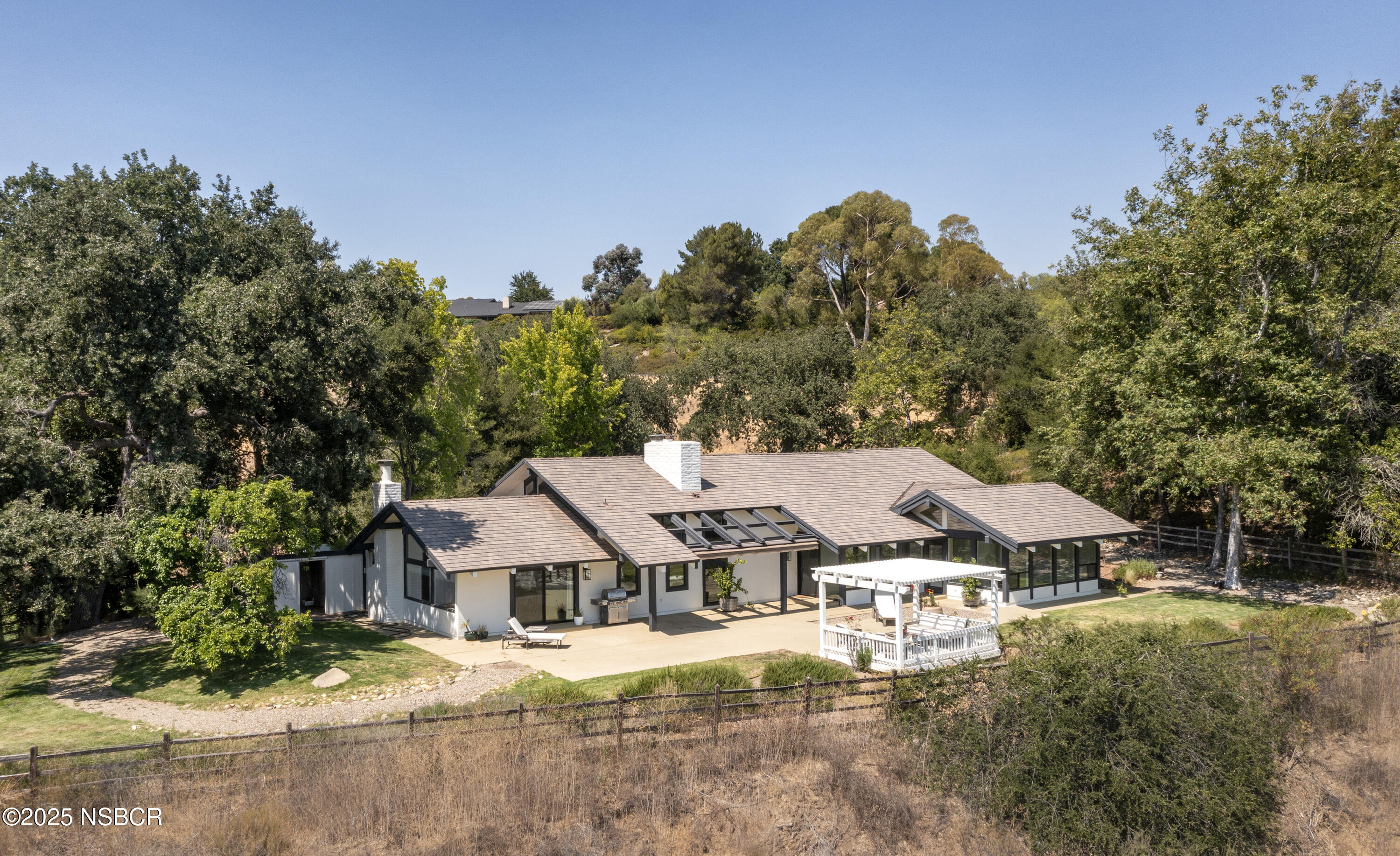 671 Rincon Drive Solvang, CA 93463 - Photo 27 of 34 Backyard Ariel view
