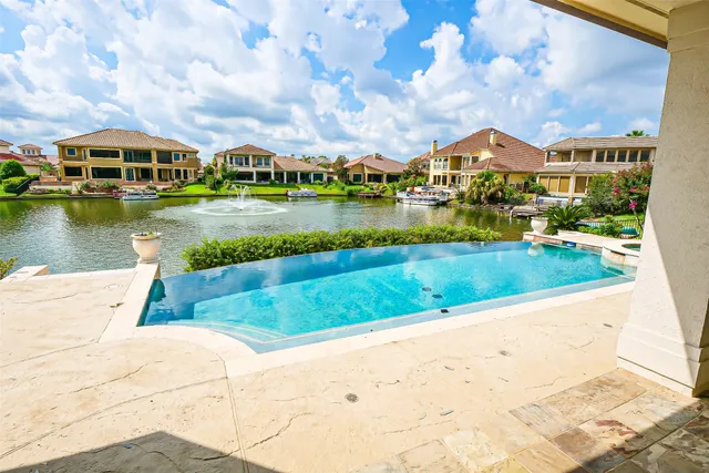 a view of a city from a lake