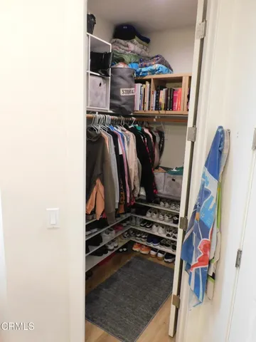 a room with furniture and a potted plant