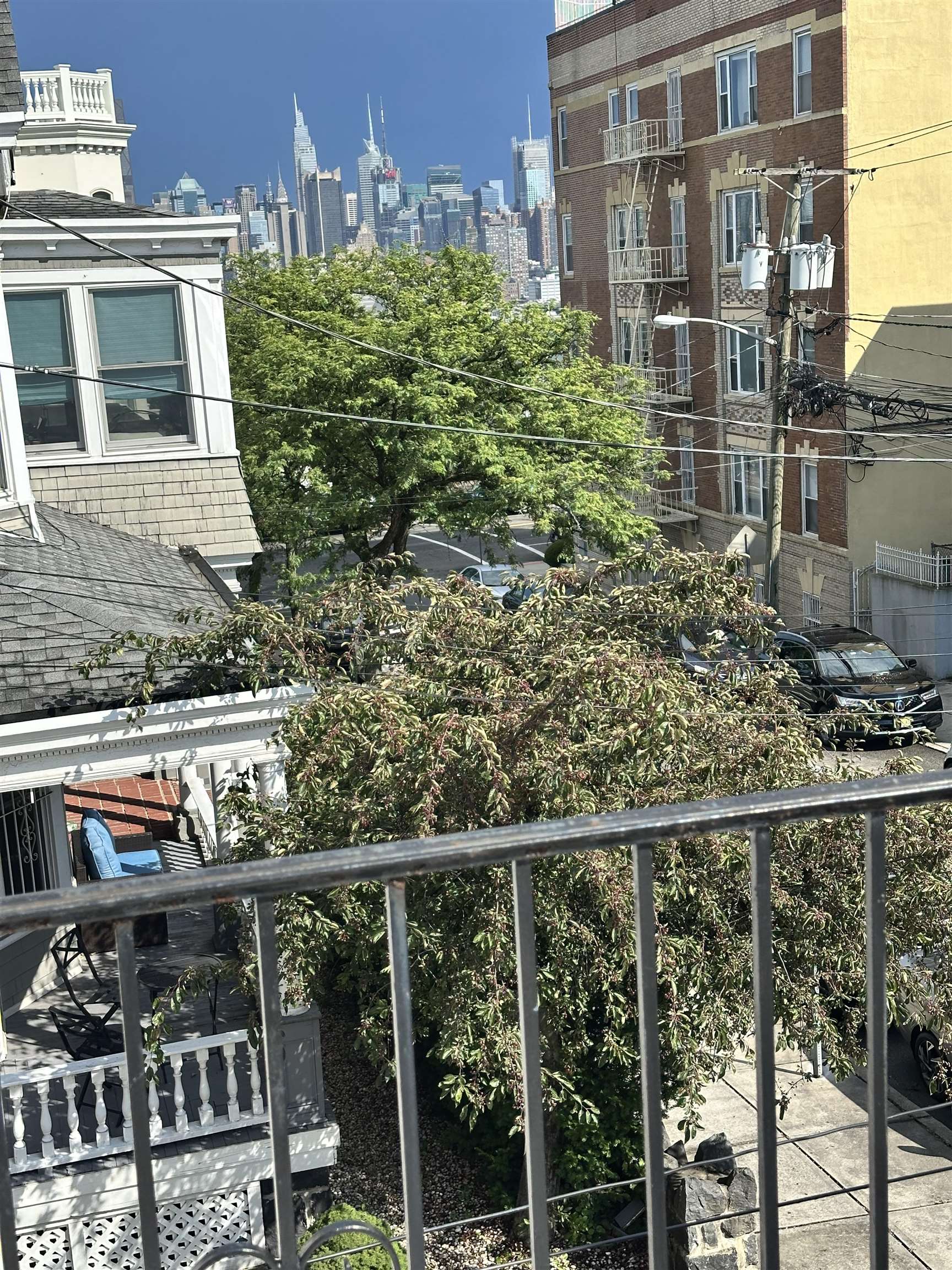 22 46th Street, Unit 2 Weehawken, NJ 07086 - Photo 6 of 7 a balcony with a city view