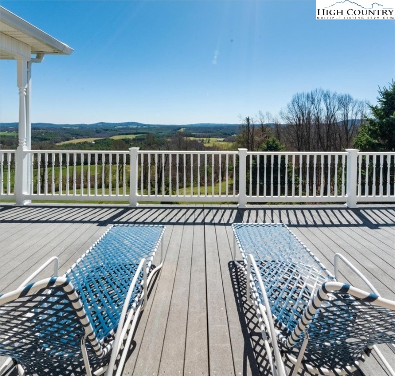 368 Fox Run Lane Sparta, NC 28675 - Photo 23 of 50 a balcony with wooden floor