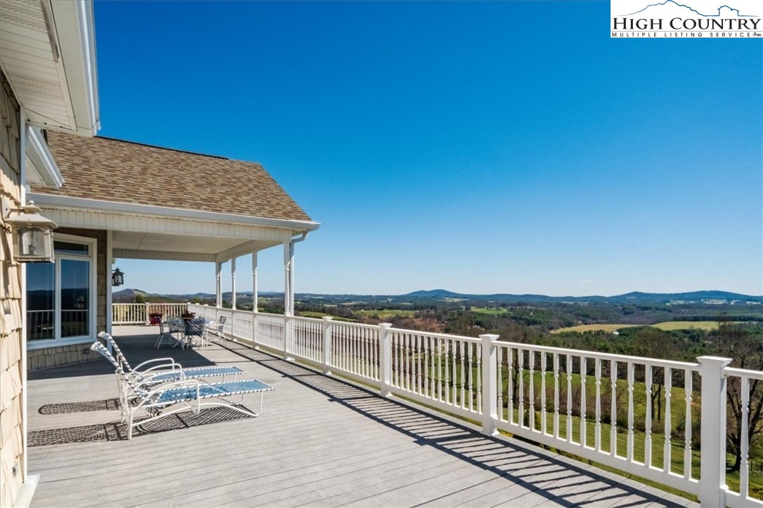 368 Fox Run Lane Sparta, NC 28675 - Photo 25 of 50 a view of a chairs and table on the terrace