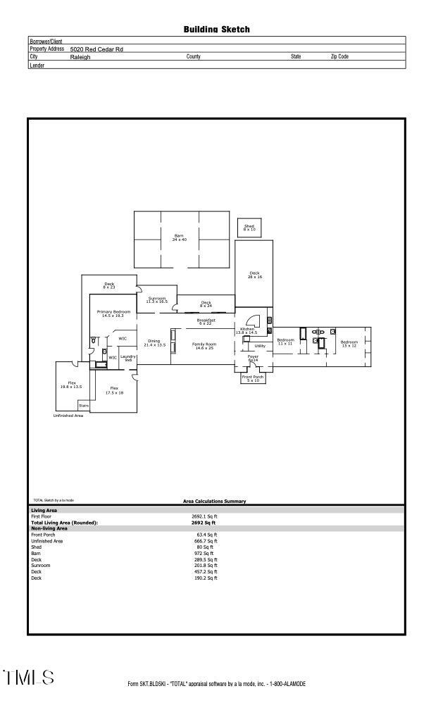 5020 Red Cedar Road Raleigh, NC 27613 - Photo 5 of 6 5020 Red Cedar Rd