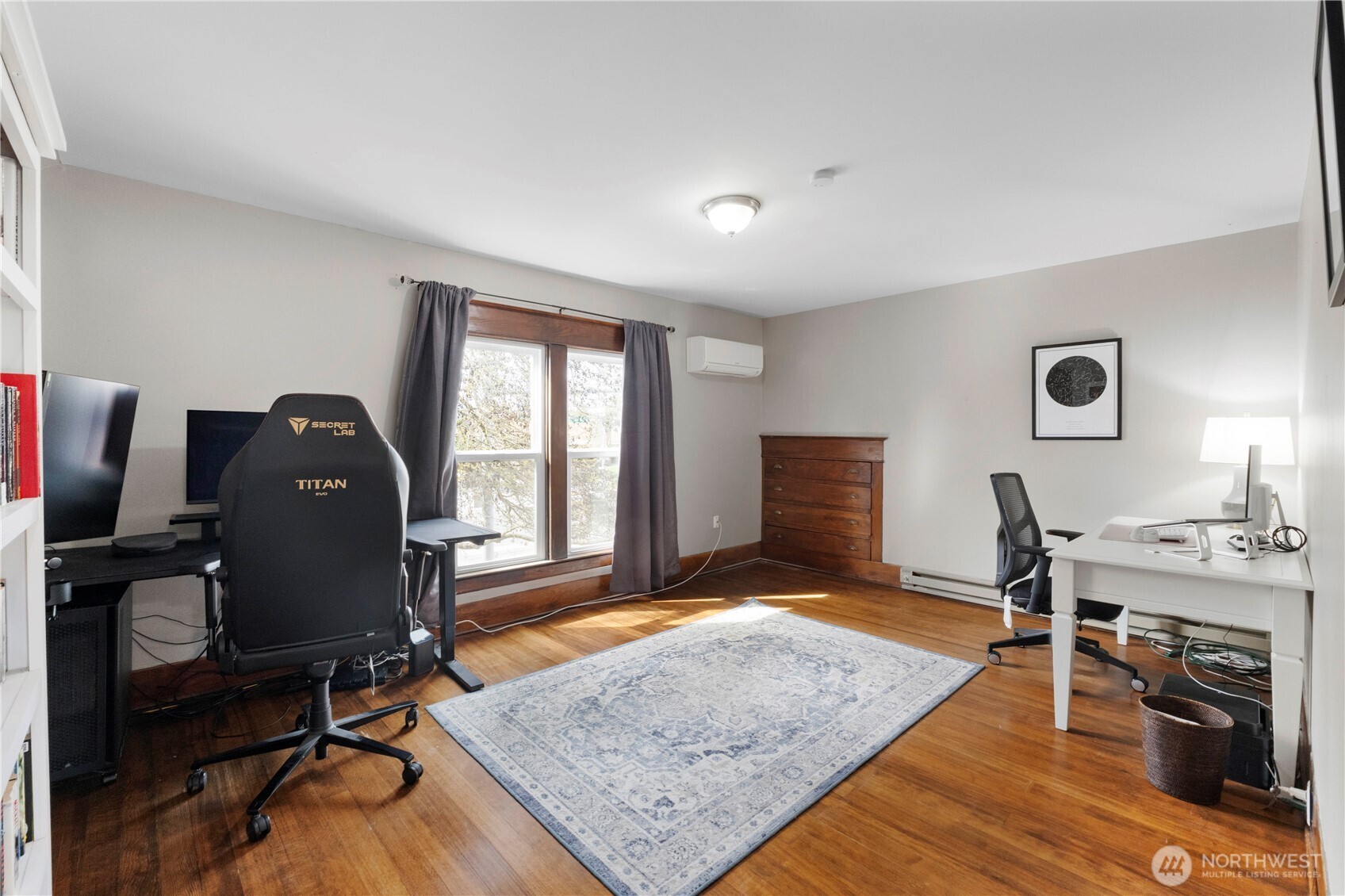 425 Valley Avenue East Sumner, WA 98390 - Photo 26 of 34 a view of a workspace with furniture and a window