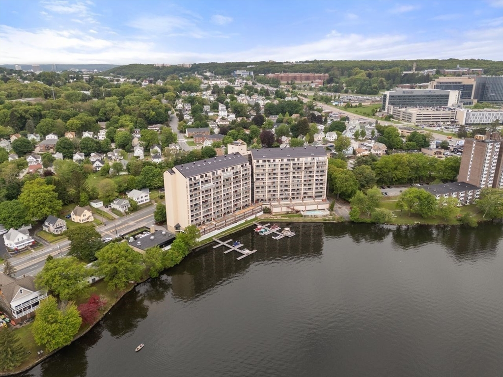 65 Lake Avenue, Unit 1003 Worcester, MA 01604 - Photo 34 of 38 an aerial view of city and lake