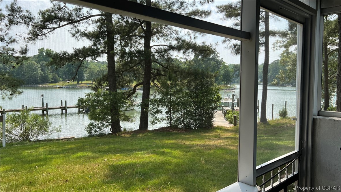 88 Leachwood Road Lancaster, VA 22503 - Photo 17 of 49 a view of lake from a window