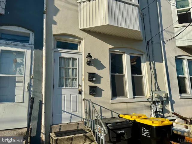 a view of front door of house