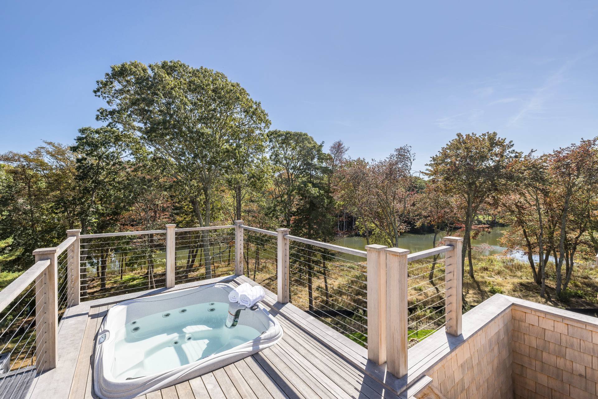 104 Georgica Close Road East Hampton, NY 11937 - Photo 35 of 46 a view of balcony with furniture