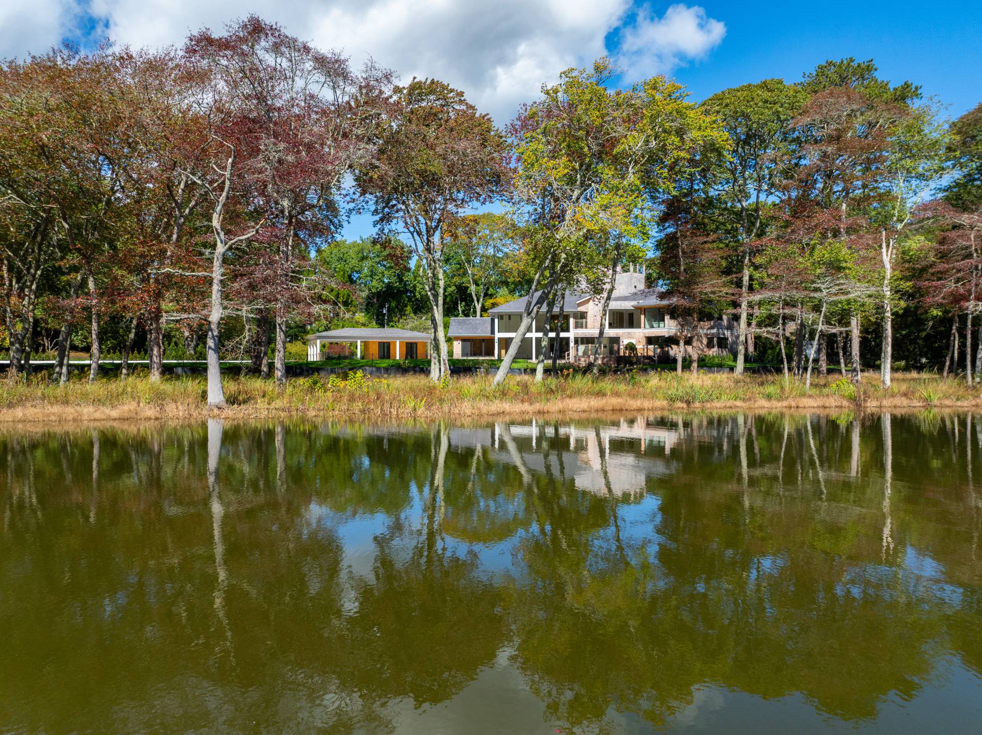 104 Georgica Close Road East Hampton, NY 11937 - Photo 42 of 46 a view of residential houses with outdoor space and lake view
