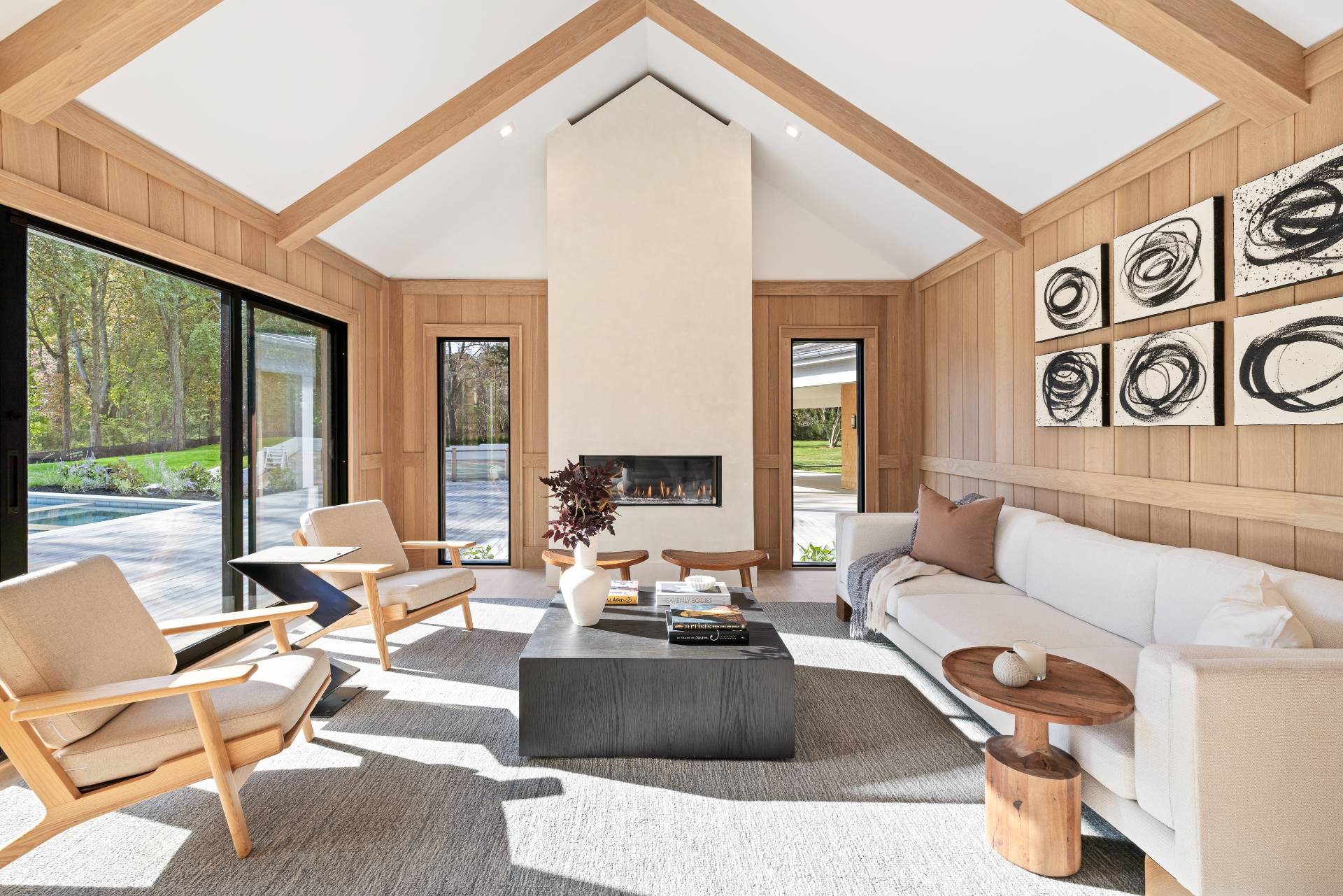 104 Georgica Close Road East Hampton, NY 11937 - Photo 7 of 46 a living room with furniture and a large window