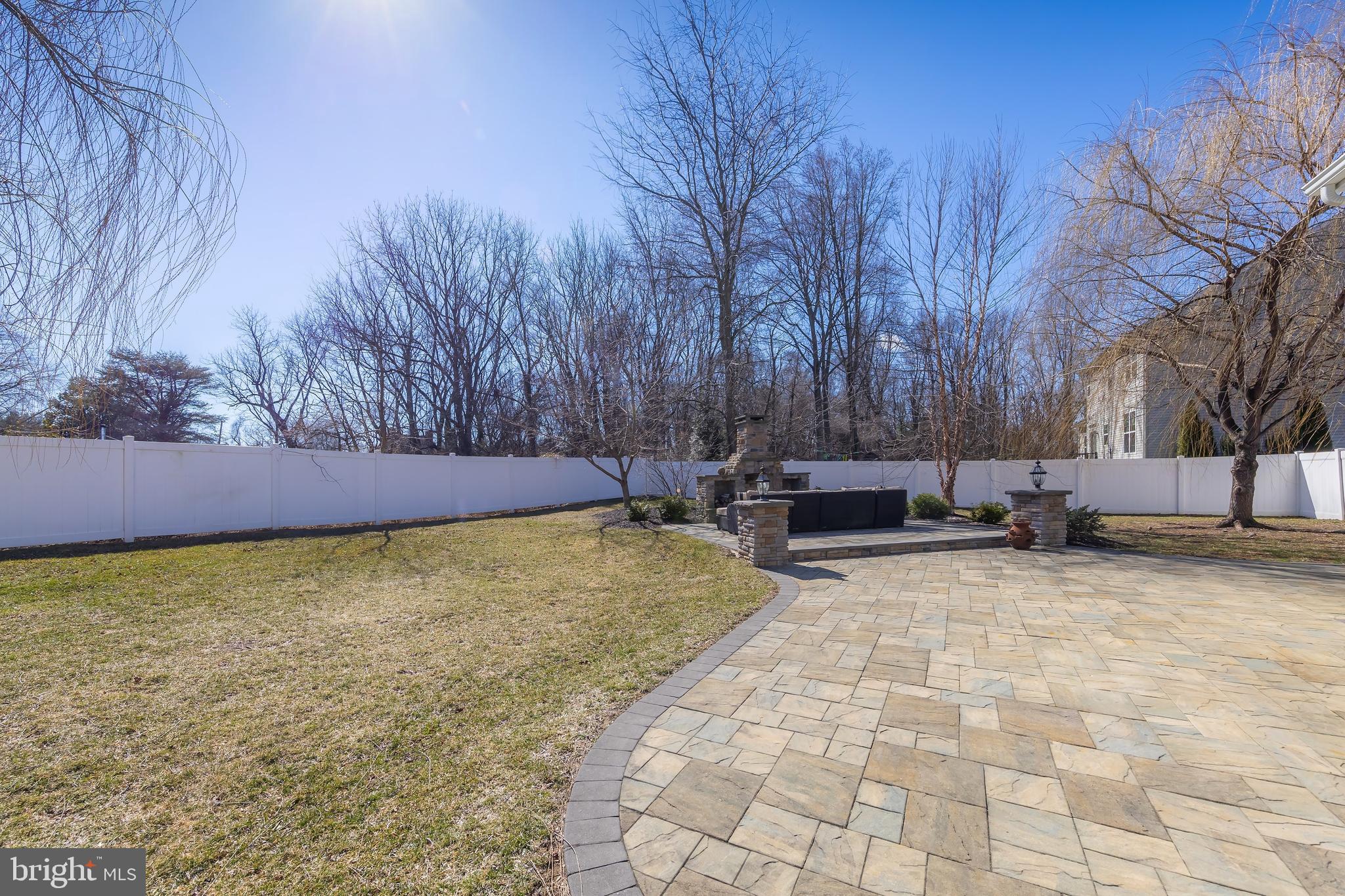 112 Robert Botto Way Clarksboro, NJ 08020 - Photo 36 of 60 Backyard view fireplace