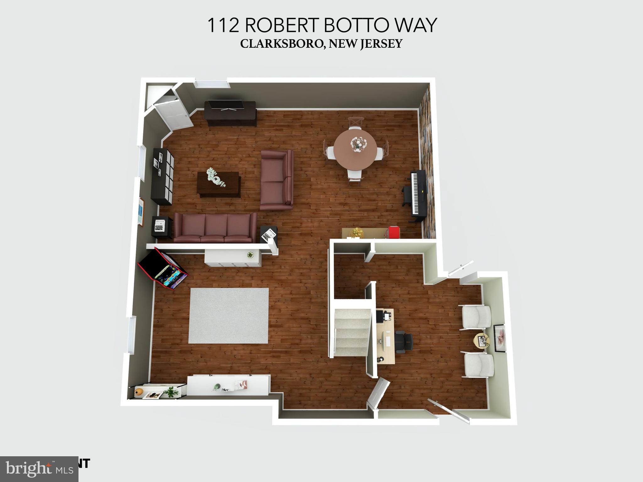112 Robert Botto Way Clarksboro, NJ 08020 - Photo 60 of 60 Basement Floorplan
