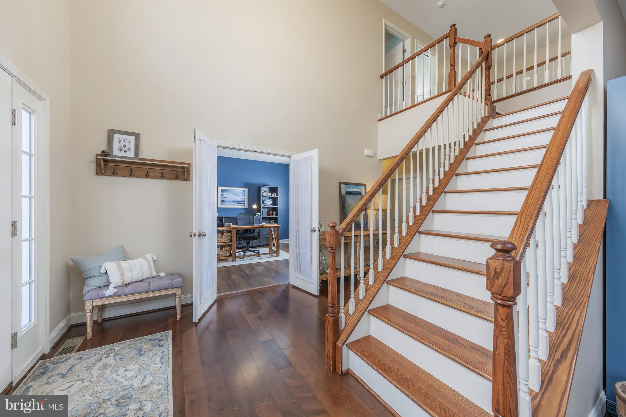 112 Robert Botto Way Clarksboro, NJ 08020 - Photo 10 of 60 Grand Entry stair case with study view