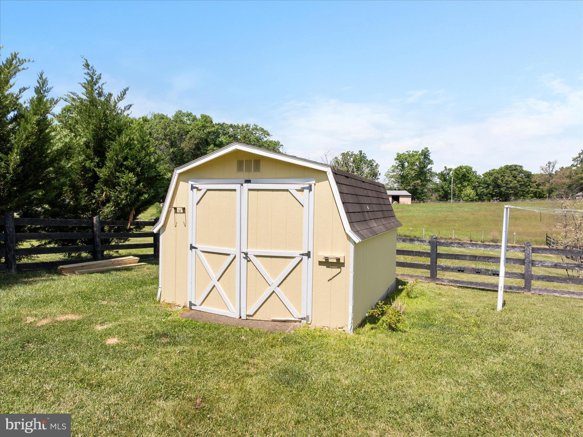 1200 Salem Church Road Stephens City, VA 22655 - Photo 63 of 69 a view of a backyard with a garden and stairs
