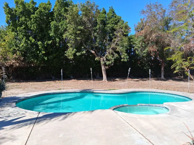 a house view with a outdoor space