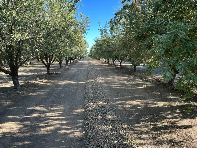 a view of a backyard with sitting area
