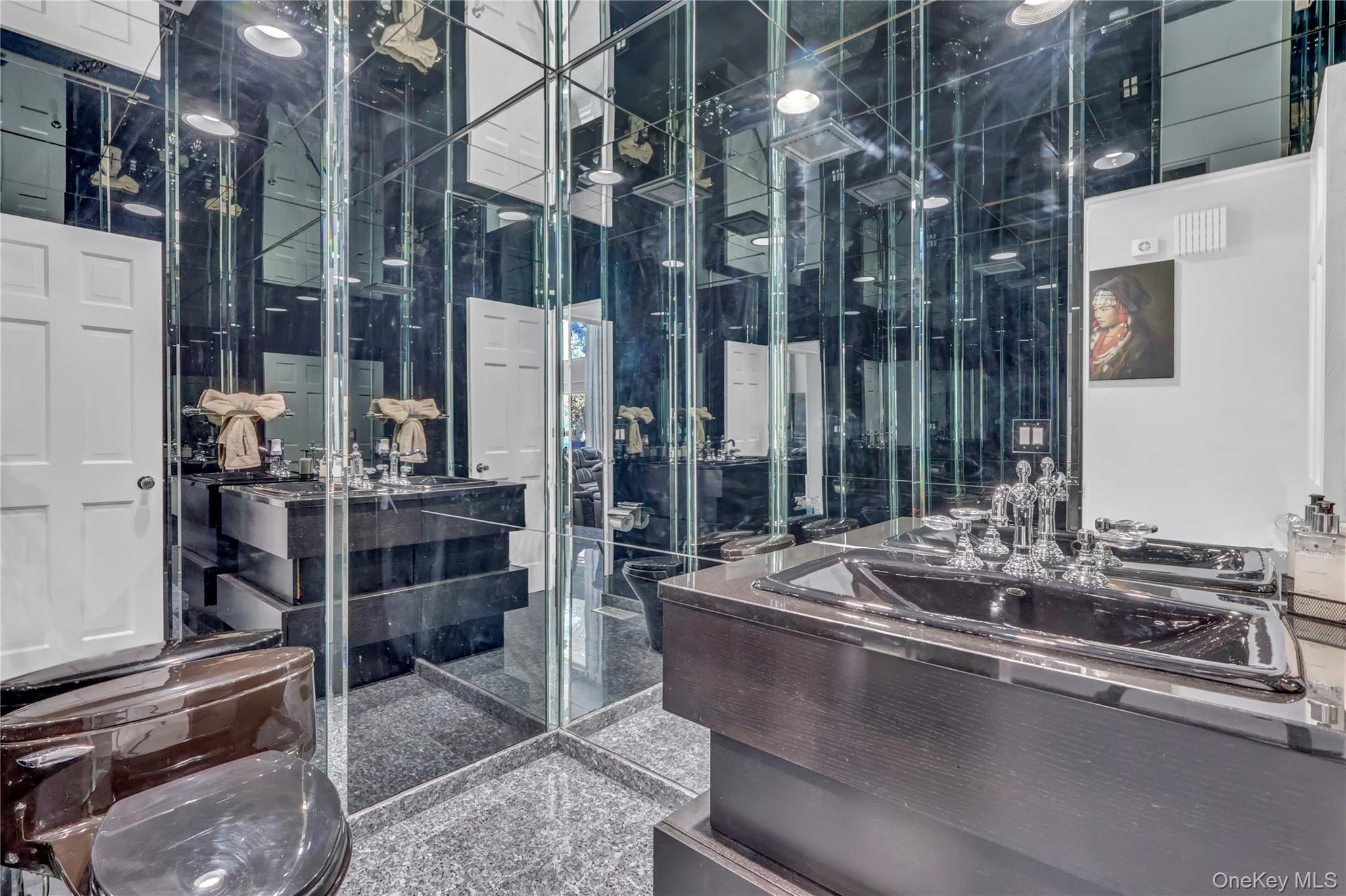 83 Cliff Road Port Jefferson, NY 11777 - Photo 22 of 50 Full bathroom with vanity and granite floors