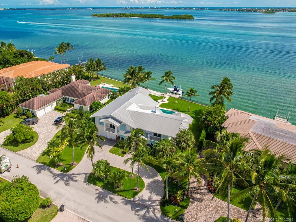 10 Island Road Stuart, FL 34996 - Photo 8 of 60 a aerial view of a house with outdoor space