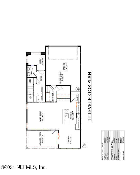 3056 Orange Picker Road Jacksonville, FL 32223 - Photo 3 of 4 1st Floor Layout
