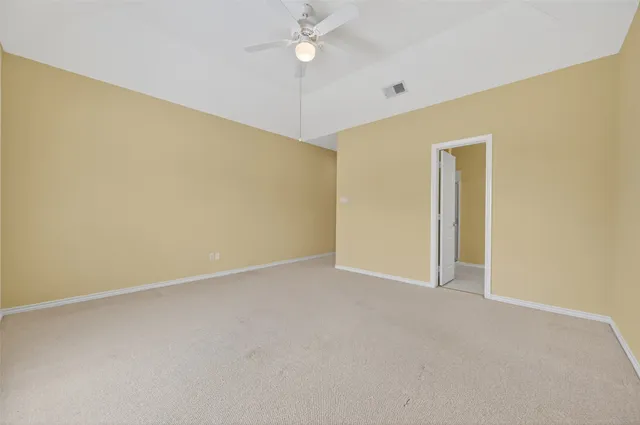a bathroom with a sink vanity and a mirror