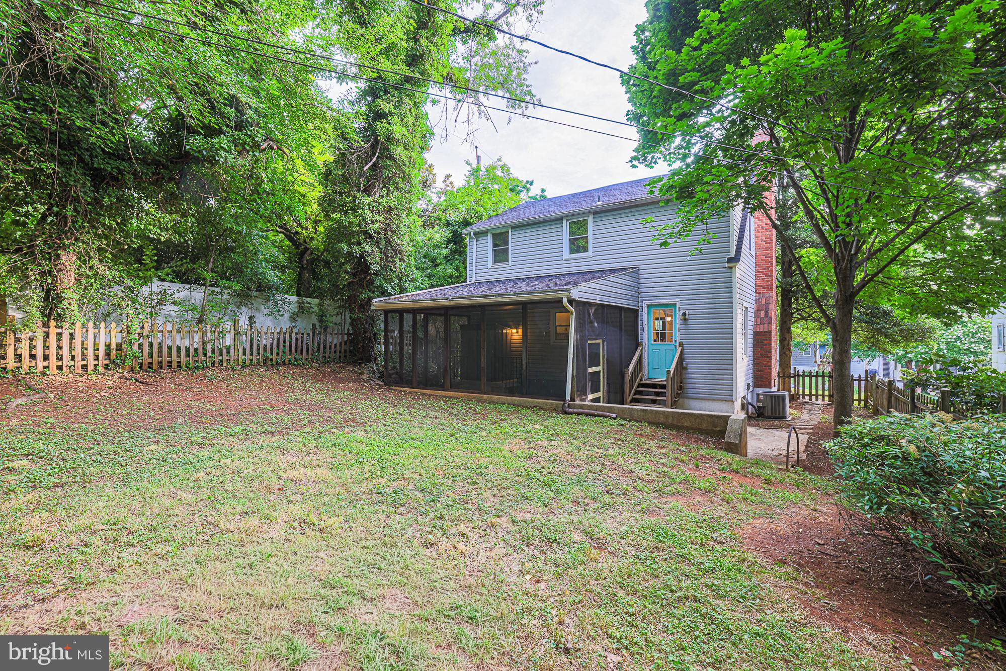 410 Kingston Road Baltimore, MD 21229 - Photo 49 of 56 Backyard, screened in porch and rear exterior
